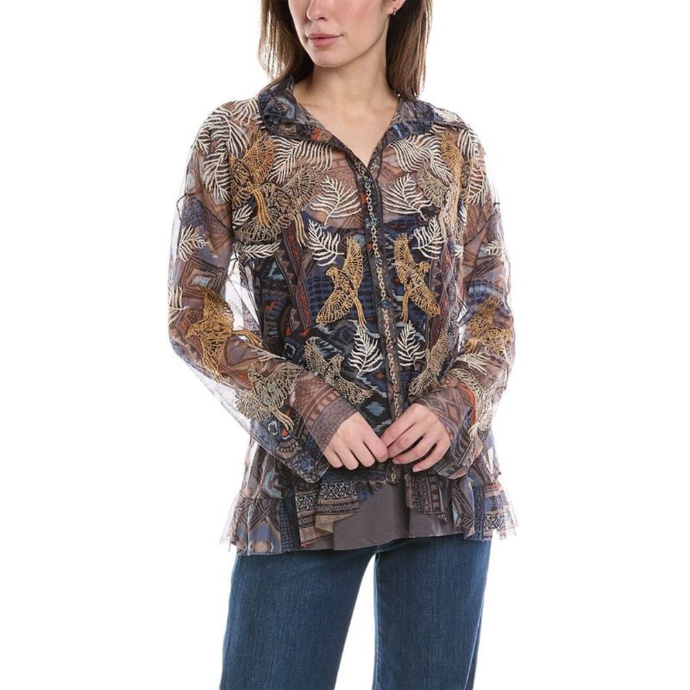 Johnny Was Plus Noemie Blouse